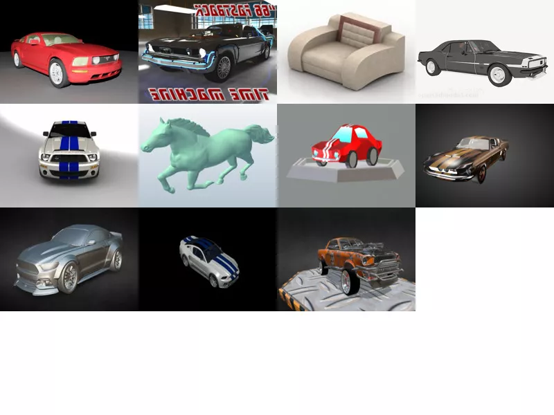 Top 13 Mustang 3D Models for Rendering Most Recent 2022