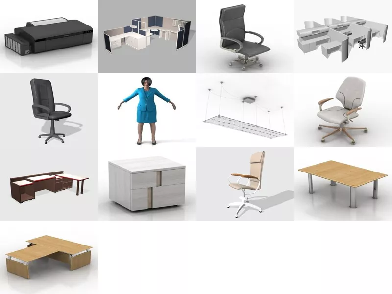 Top 13 Free 3D Office Models Stuff Newest 2022