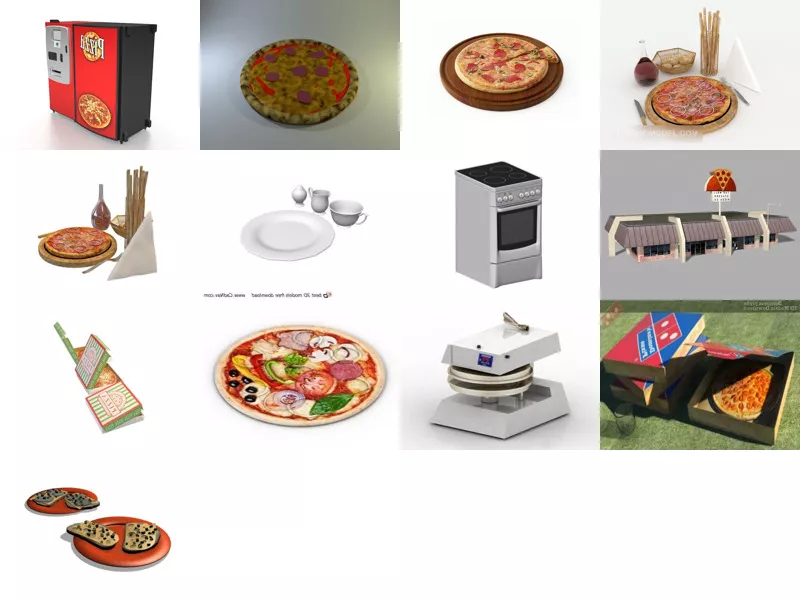 Top 13 Pizza 3D Models Most Recent 2022