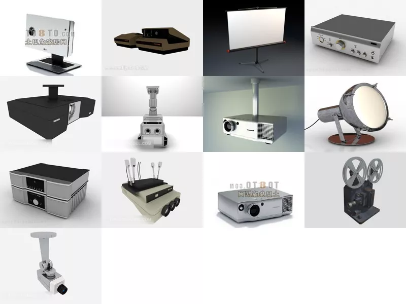 Top 13 Projector 3D Models Latest 2022