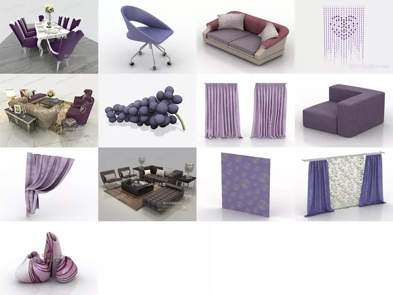 Top 13 Free 3D Purple Models Resources Most Recent 2022