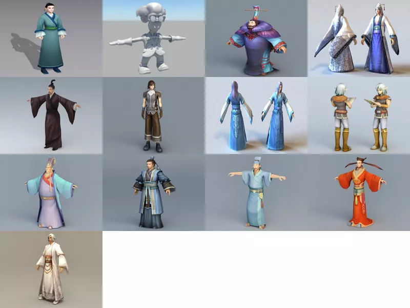 Top 13 Scholars 3D Models Newest 2022