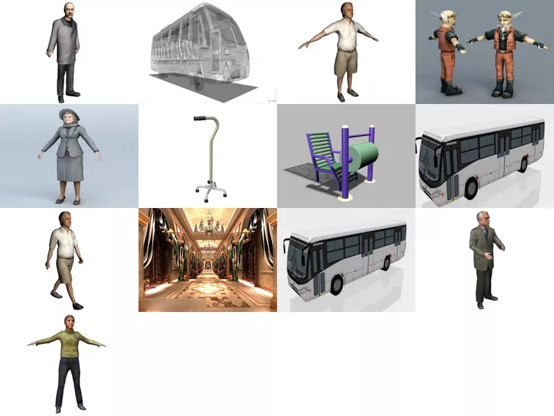 Top 13 Senior 3D Models Latest 2022