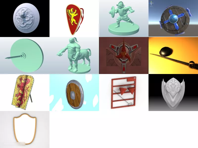 Top 13 Shield 3D Models Resources Most Recent 2022