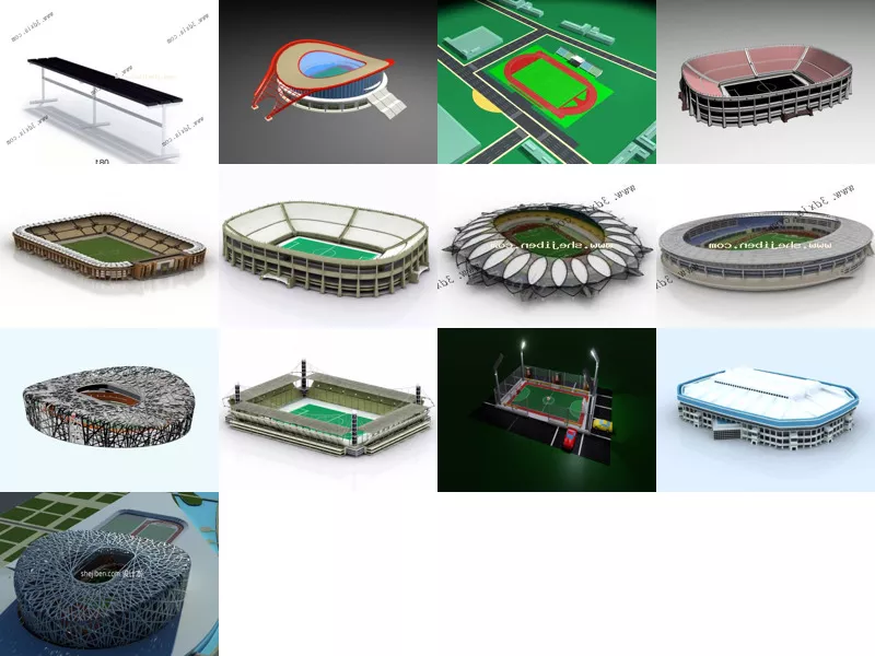 Top 13 Stadium 3D Models Most Recent 2022