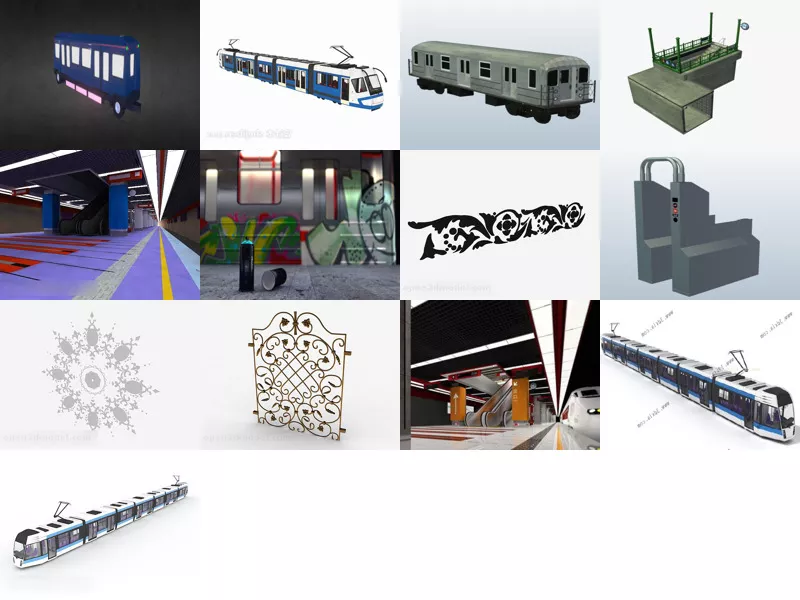 Top 13 Subway 3D Models Newest 2022