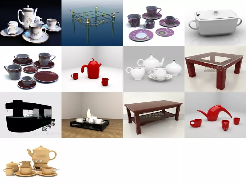 Top 13 Free 3D Tea Models Stuff Latest 2022