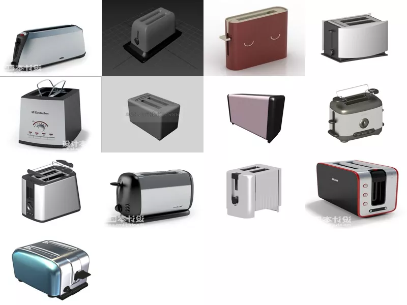 Top 13 Toaster 3D Models Newest 2022