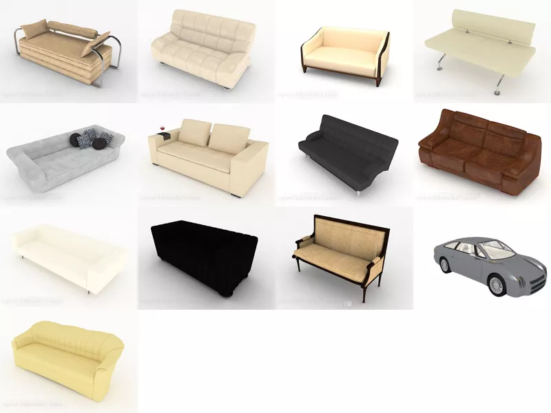 Top 13 Twoseat 3D Models Most Recent 2022