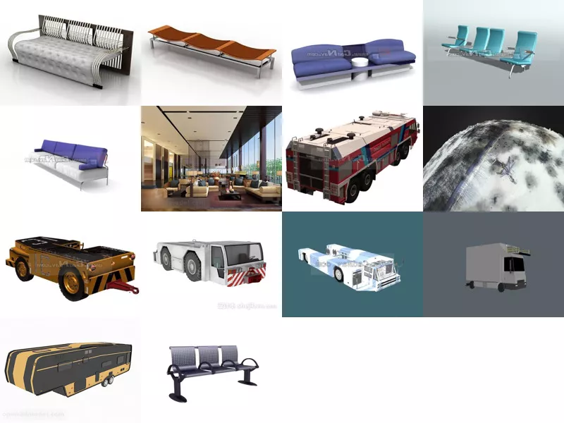 Top 14 Airport 3D Models Latest 2022