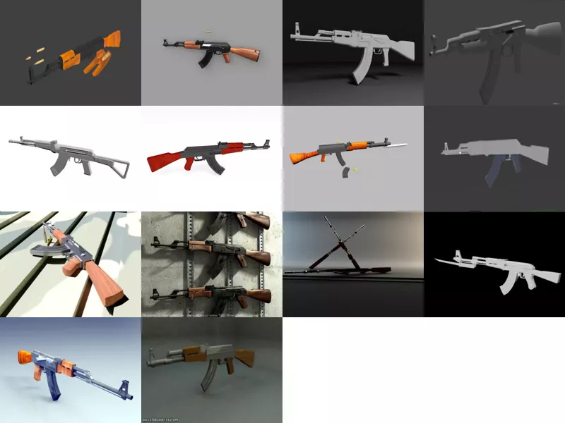 Top 14 Ak47 3D Models for Free Latest 2022