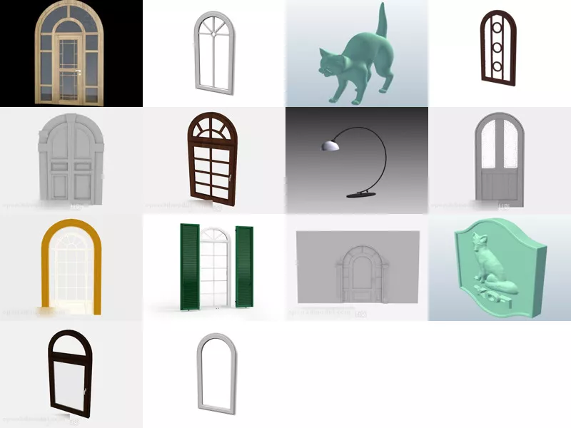 Top 14 Arched 3D Models for Design Newest 2022
