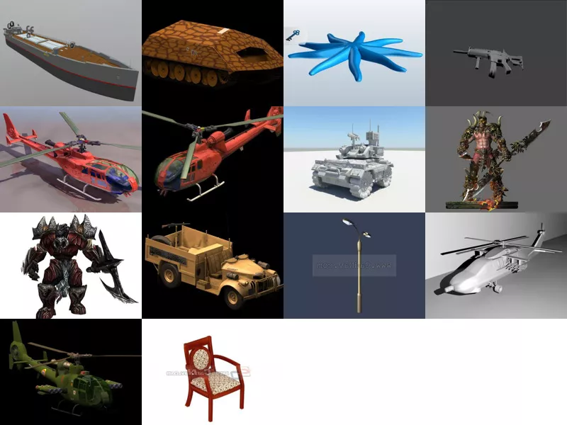 Top 14 Armed 3D Models for Rendering Newest 2022