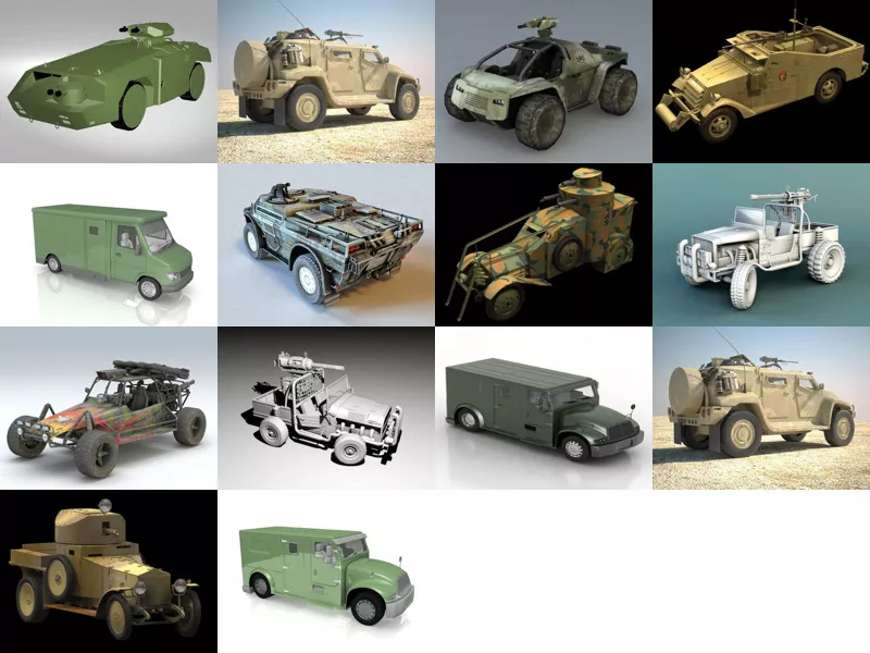 Top 14 Armored Car 3D Models Stuff Most Recent 2022