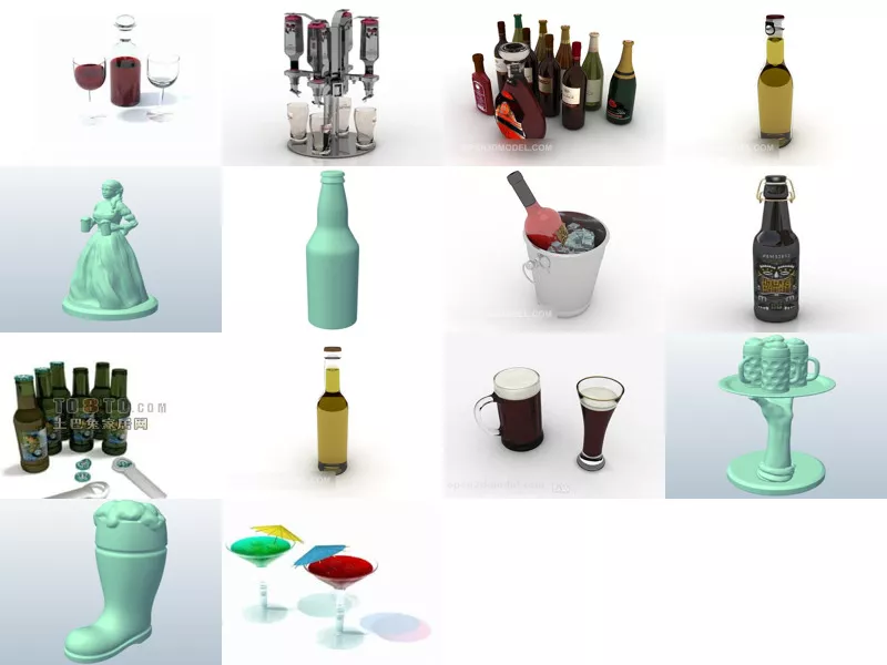 Top 14 Beer 3D Models for Design Most Recent 2022