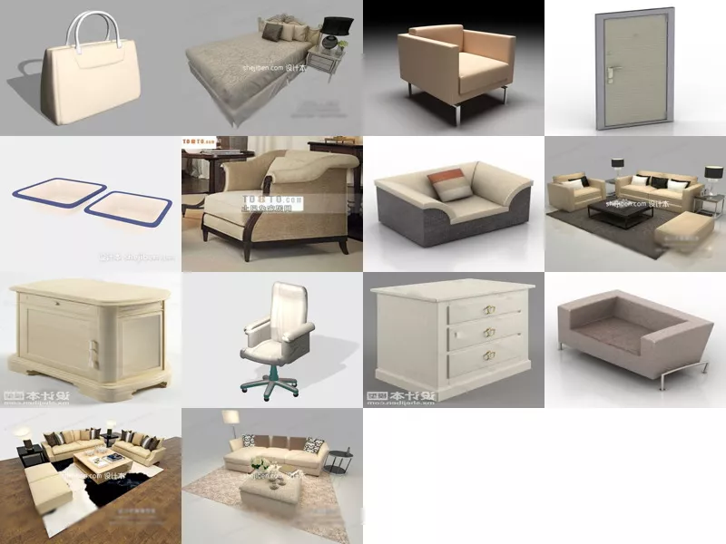 Top 14 Free 3D Beige Models Newest 2022