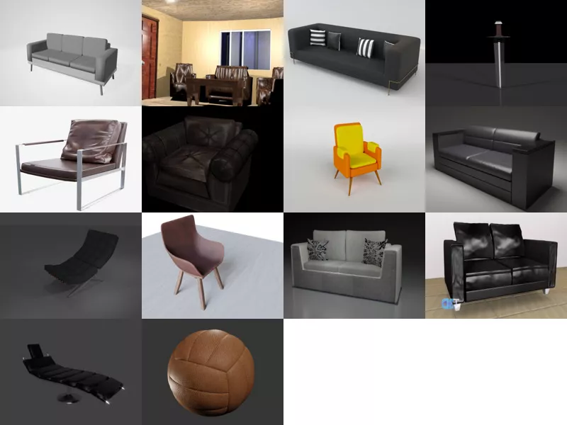 Top 14 Blender Leather 3D Models for Free Newest 2022