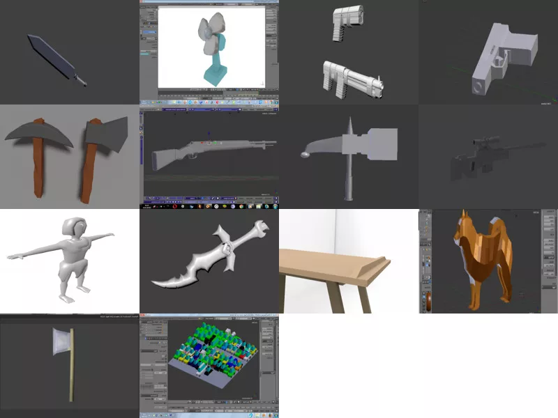 Top 14 Blender Lowpoly 3D Models Most Recent 2022