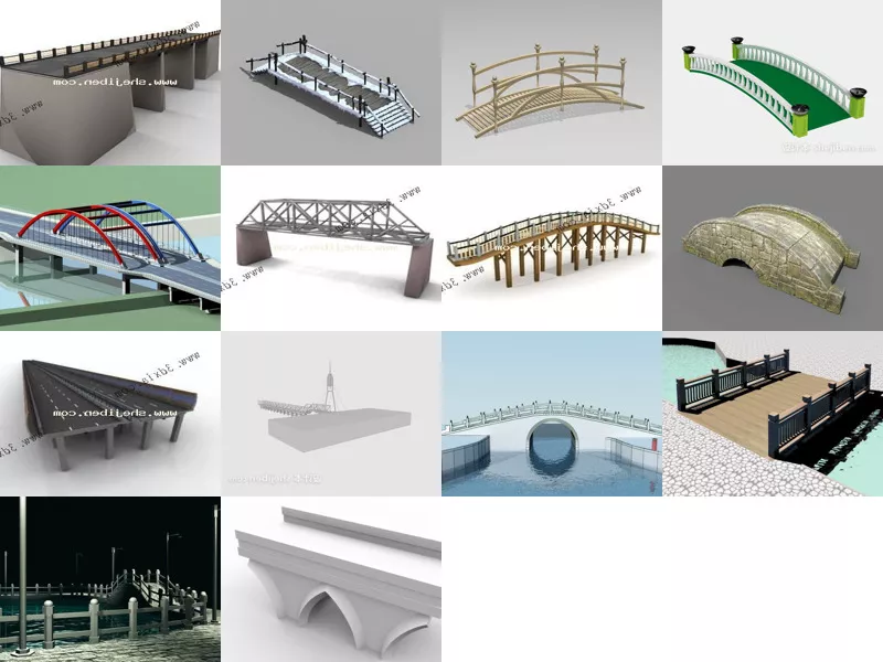 Top 14 Free 3D Bridge Models Stuff Newest 2022