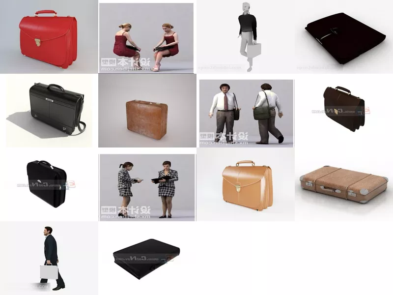 Top 14 Briefcase 3D Models Latest 2022