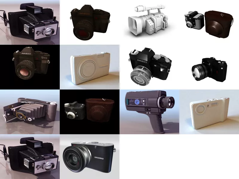 Top 14 Camera Equipment 3D Models Stuff Newest 2022