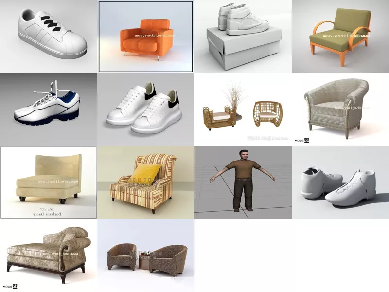Top 14 Free 3D Casual Models for Rendering Latest 2022