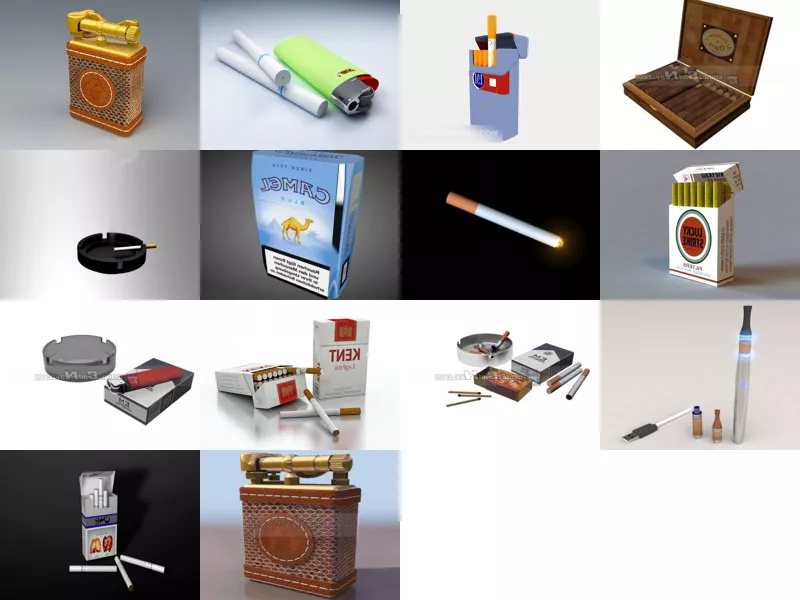 Top 14 Cigarette 3D Models Stuff Latest 2022
