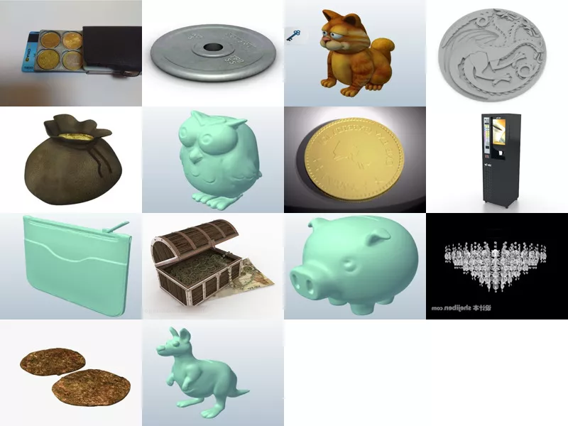 Top 14 Coin 3D Models Most Recent 2022