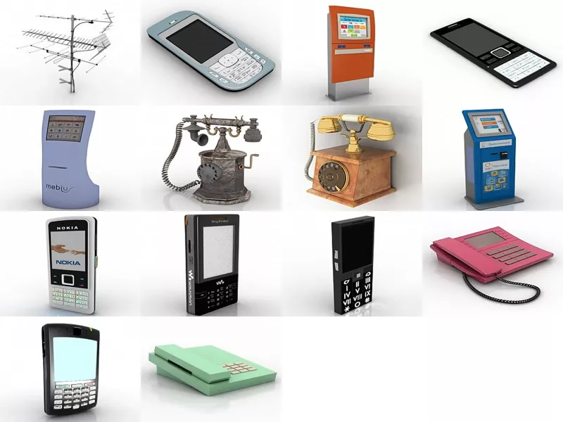 Top 14 Communication Equipment 3D Models Newest 2022