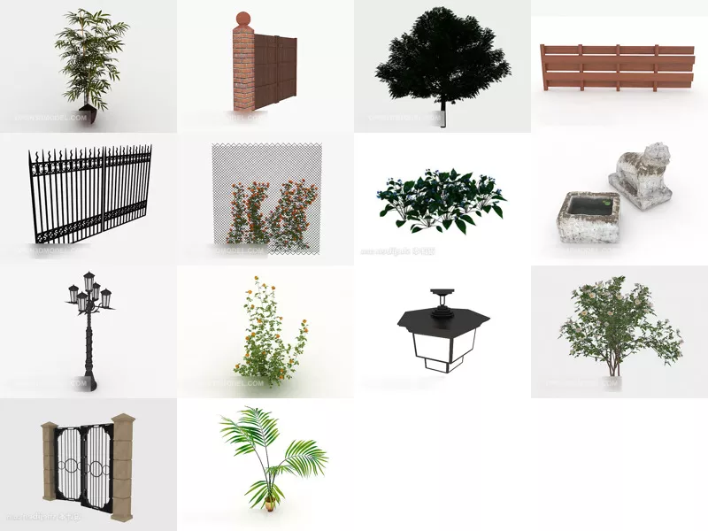 Top 14 Courtyard 3D Models for Free Most Recent 2022