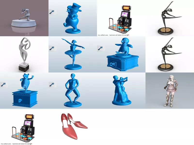 Top 14 Dancing 3D Models Newest 2022