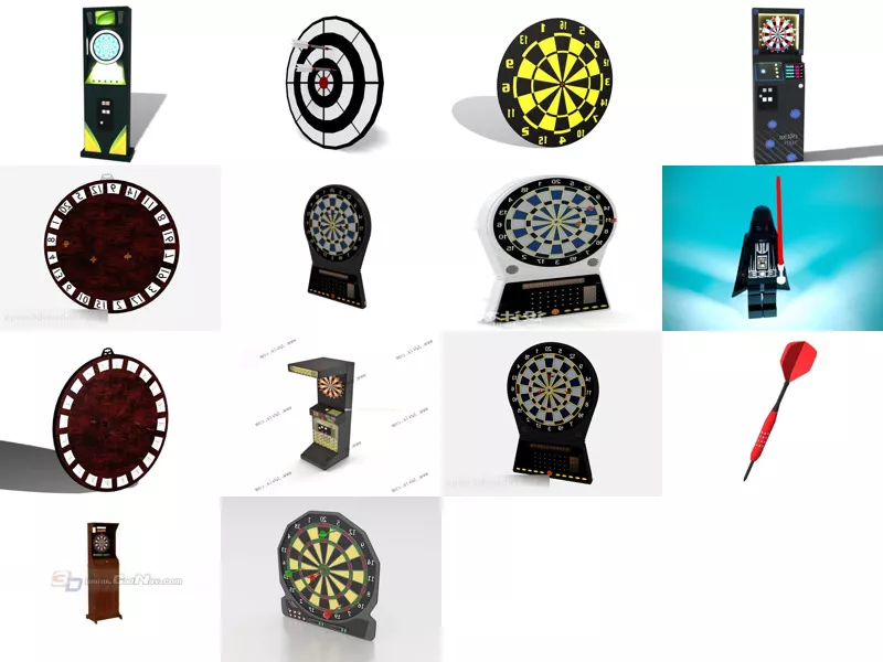 Top 14 Dart 3D Models for Rendering Newest 2022
