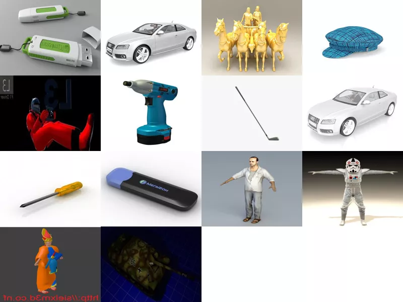 Top 14 Driver 3D Models for Free Latest 2022