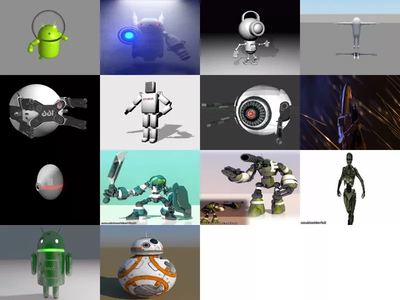 Top 14 Droid 3D Models for Free Most Recent 2022