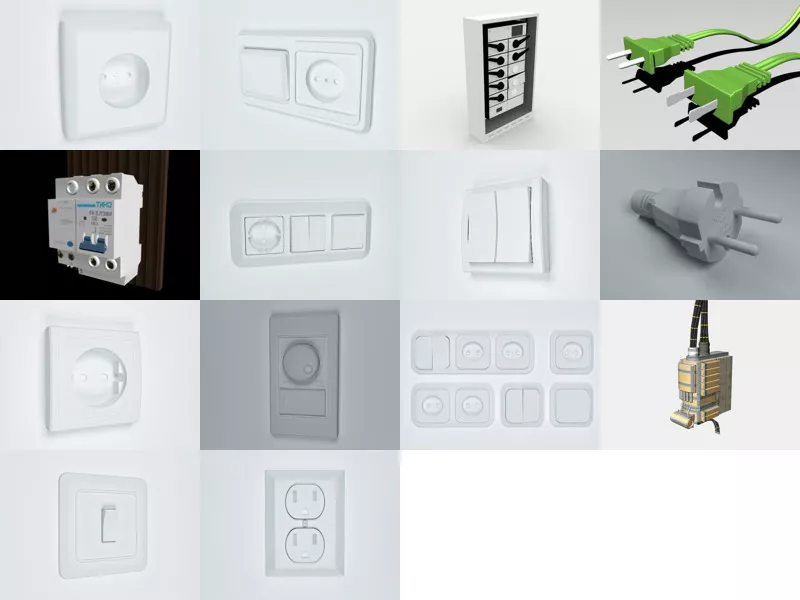Top 14 Electrical Components 3D Models Most Recent 2022