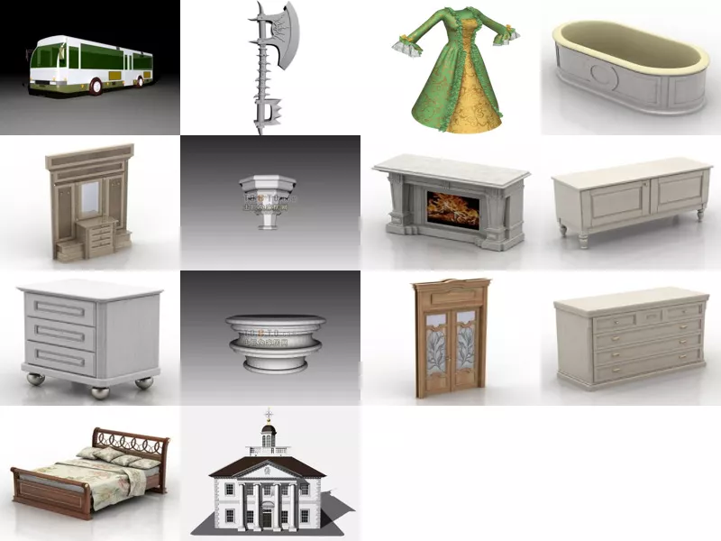 Top 14 Free 3D European Models Newest 2022