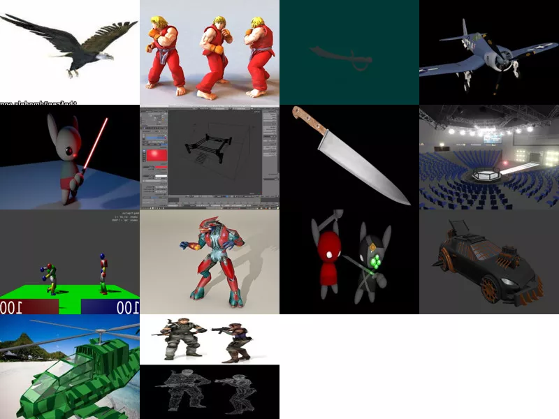 Top 14 Fight 3D Models Latest 2022