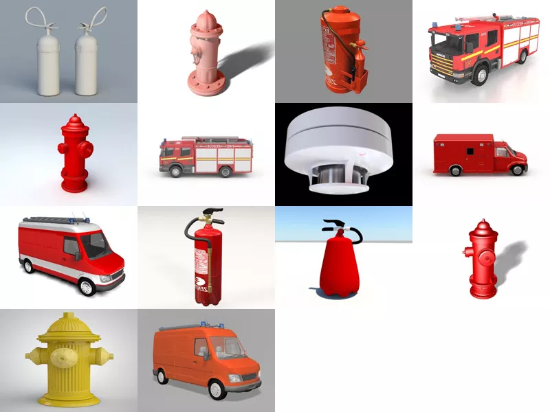 Top 14 Firefighting 3D Models for Free Latest 2022