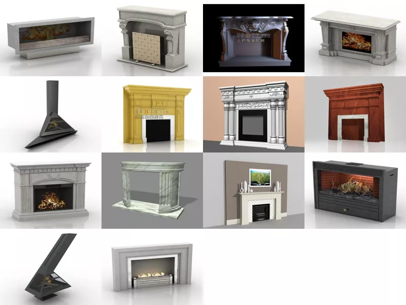 Top 14 Free 3D Fireplace Models Stuff Latest 2022