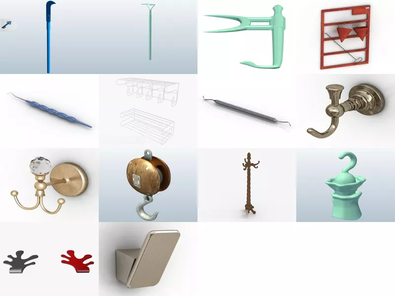 Top 14 Hook 3D Models Most Recent 2022