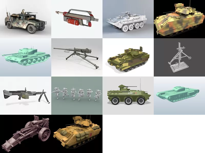 Top 14 Infantry 3D Models for Rendering Newest 2022