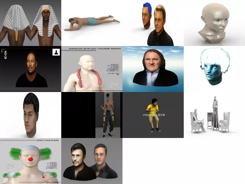 Top 14 Free 3D Man Models Stuff Most Recent 2022