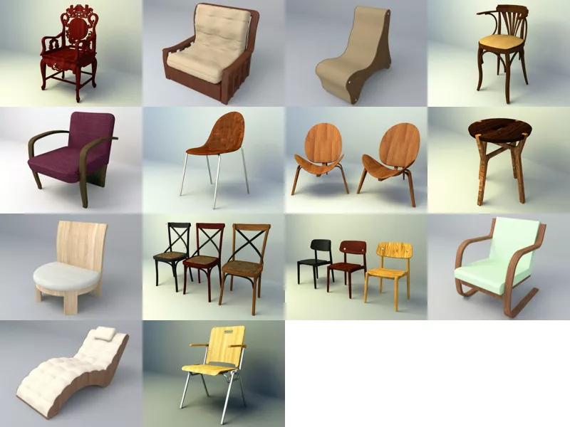 Top 14 Modern Chair 3D Models Stuff Latest 2022