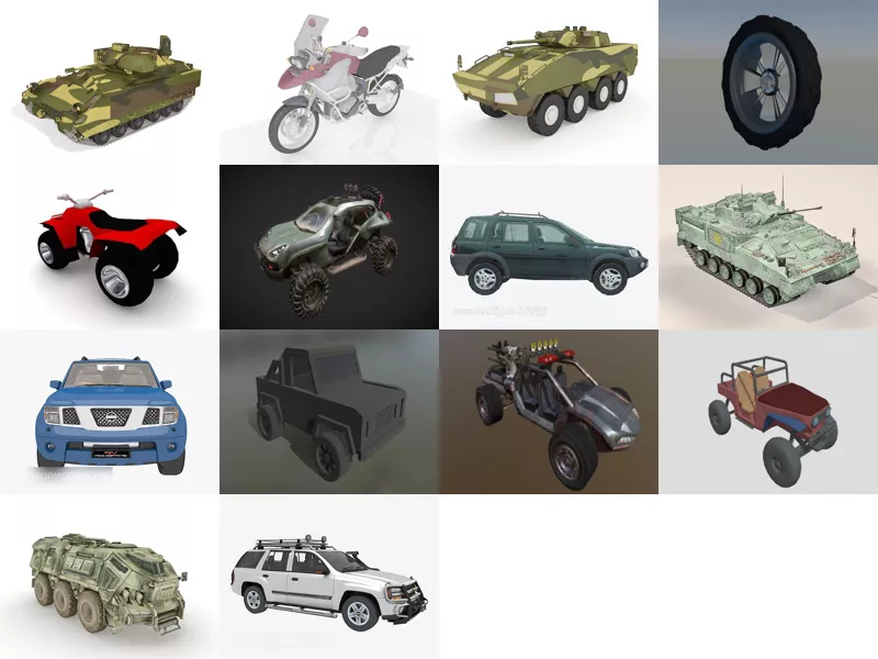 Top 14 Off Road 3D Models Newest 2022