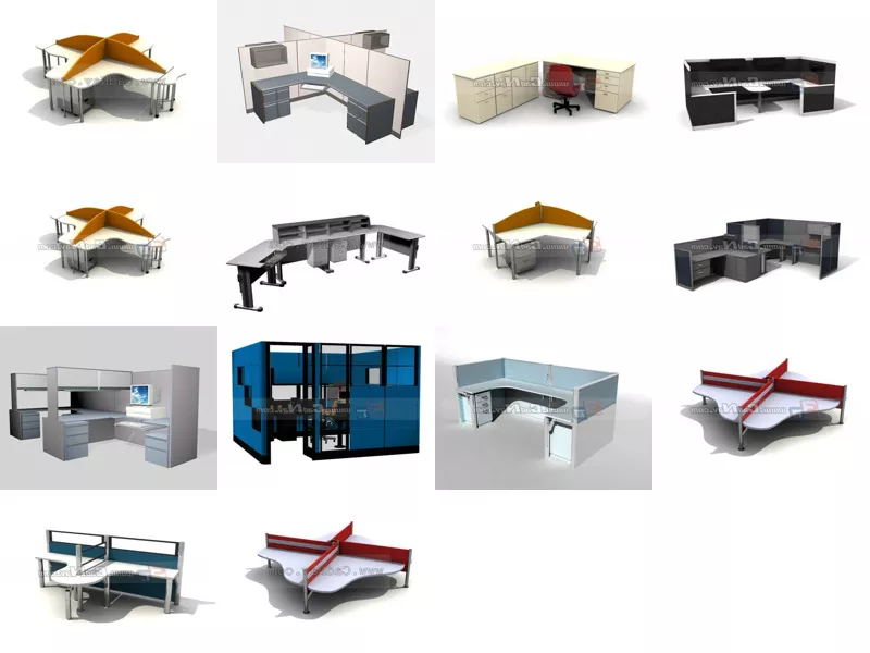 Top 14 Office Partitions 3D Models Latest 2022
