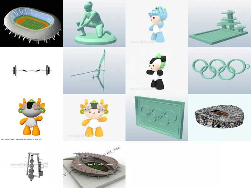Top 14 Olympic 3D Models Newest 2022
