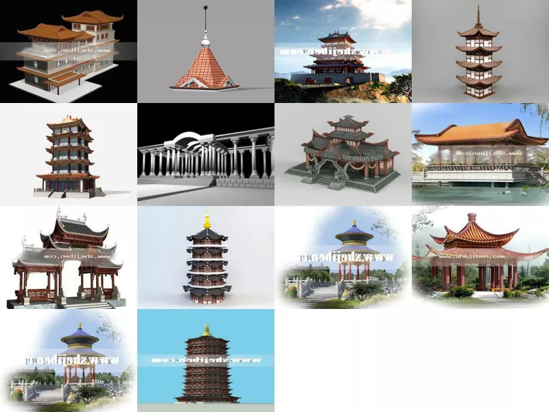 Top 14 Pagoda 3D Models for Design Most Recent 2022