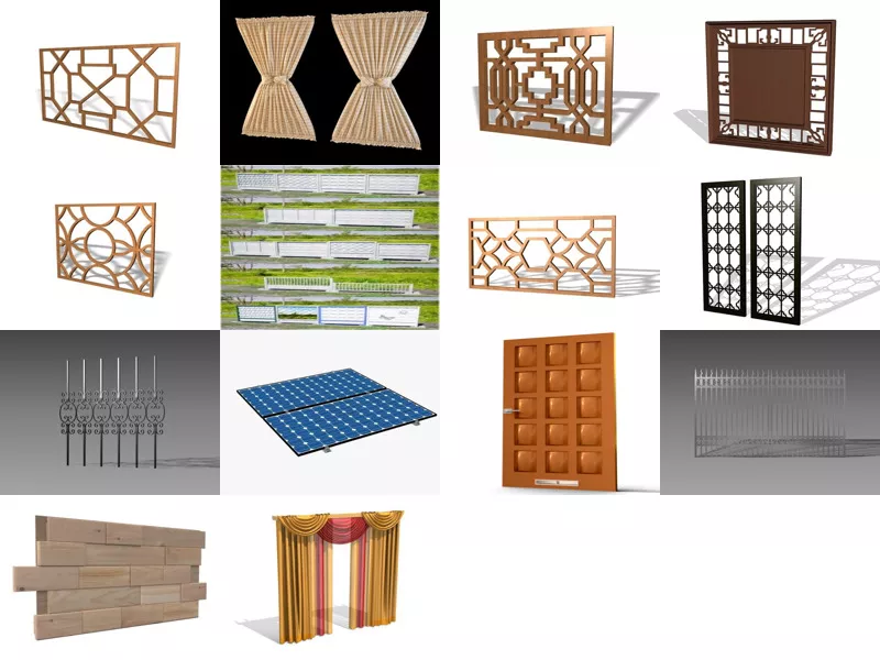 Top 14 Panels 3D Models for Design Newest 2022
