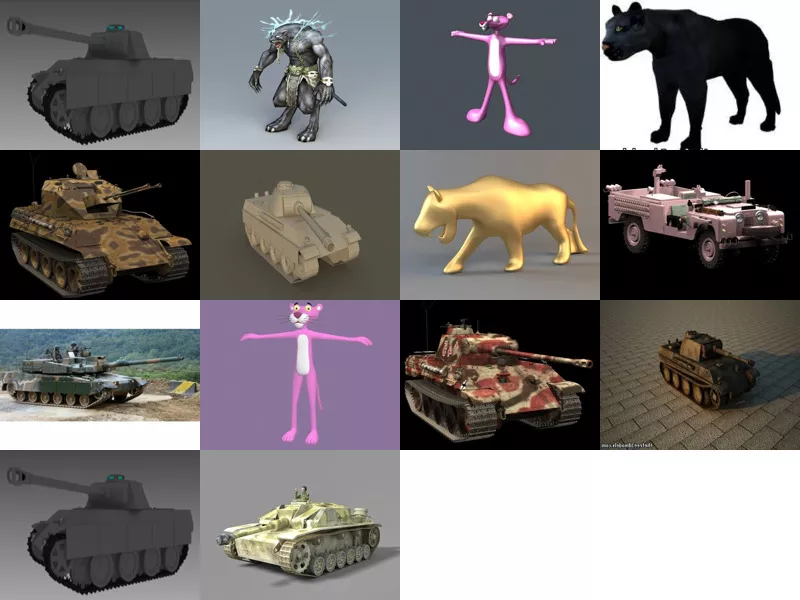 Top 14 Panther 3D Models Resources Latest 2022