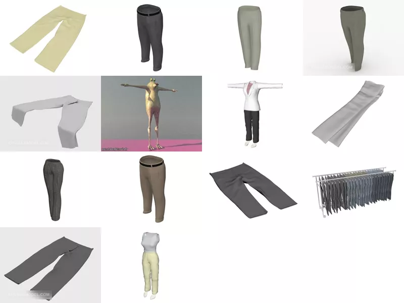Top 14 Pants 3D Models for Rendering Most Recent 2022